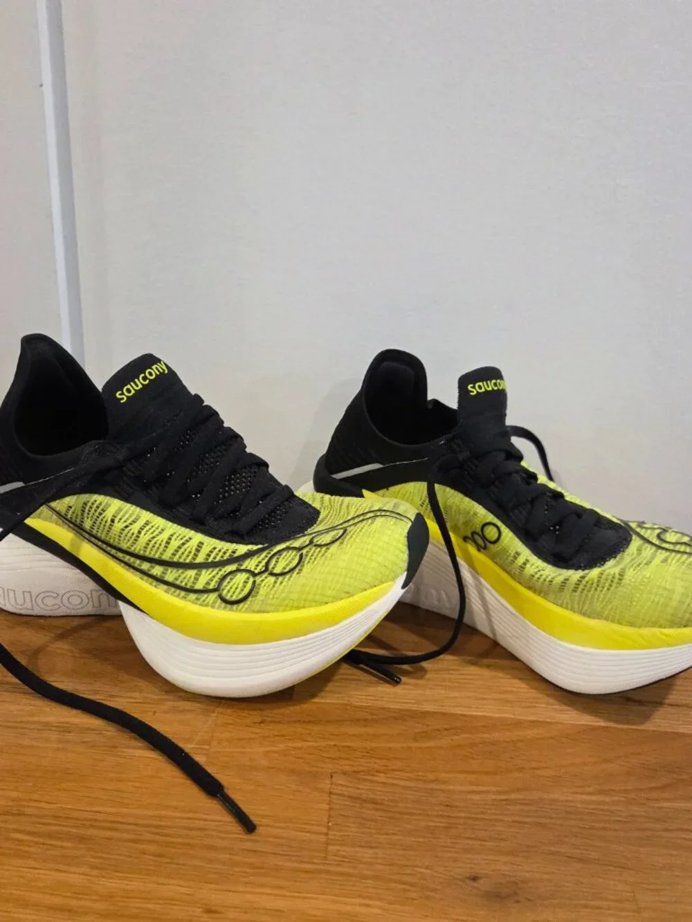 Saucony Endorphin Elite 2 Running Shoes Citron Black